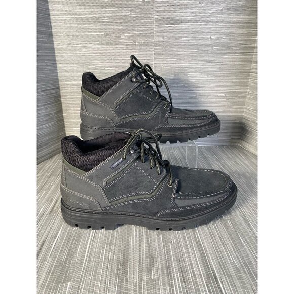 Rockport Mens Weather Ready Marangue II Hiking Trail Boots Gray Waterproof 9 New - Picture 1 of 9
